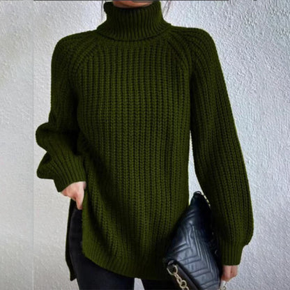 Pull col roulé fendu : Tendance et chic