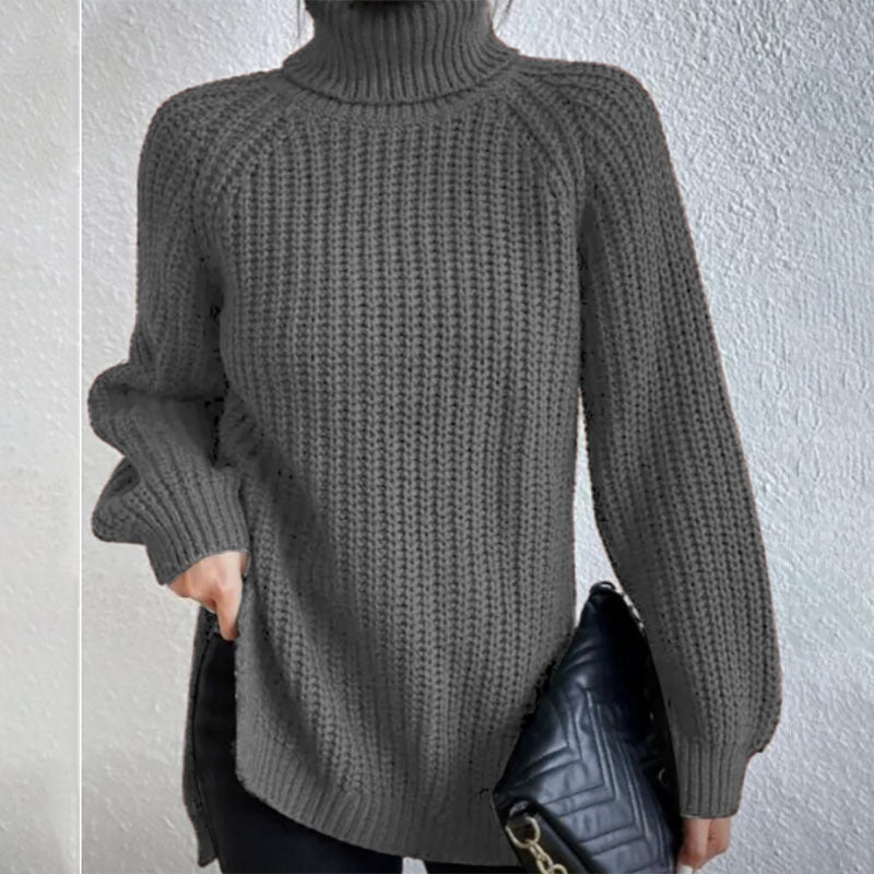 Pull col roulé fendu : Tendance et chic